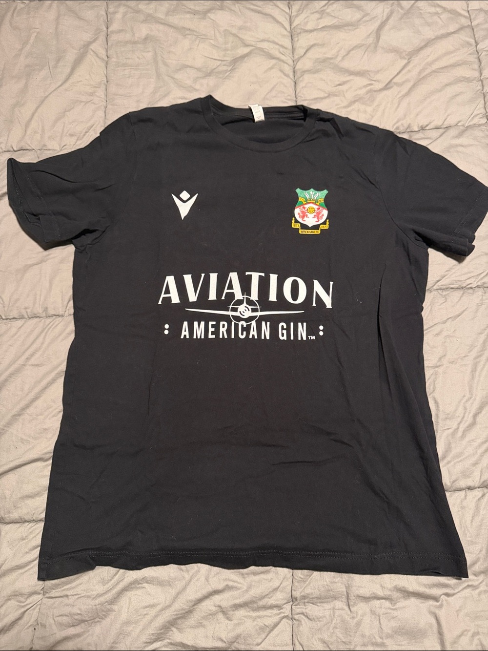 Wrexham FC Black Logo T-Shirt